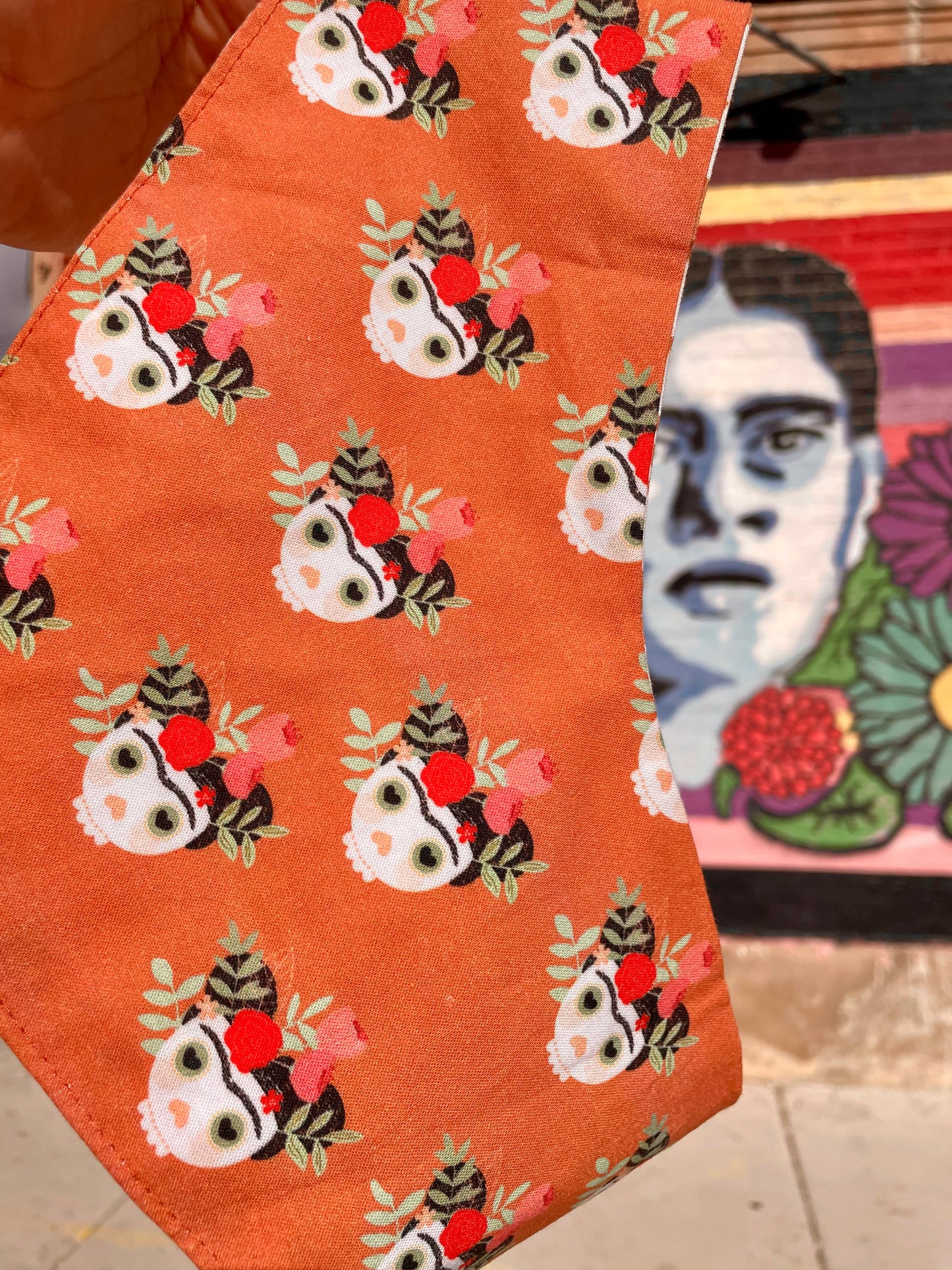 Frida Sugar Skull Bandana