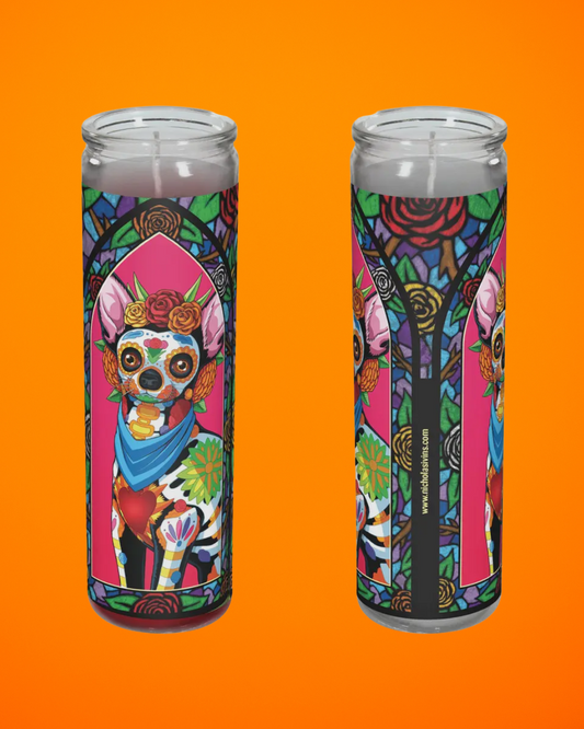 Chihuahua Candle