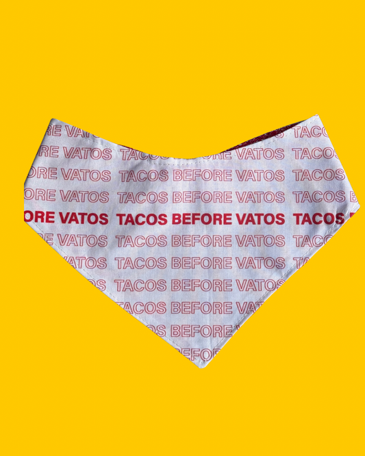 Tacos before vatos bandana