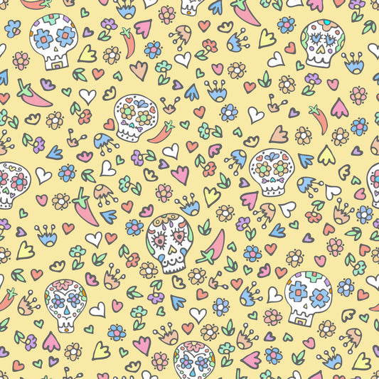 Calavera dog bandanas