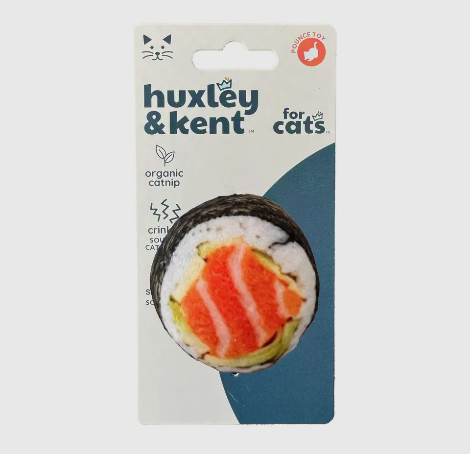 Sushi cat toy