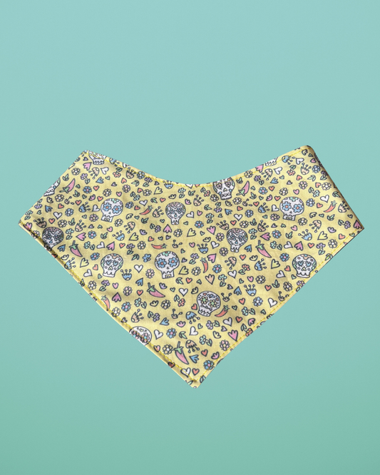 Calavera dog bandanas
